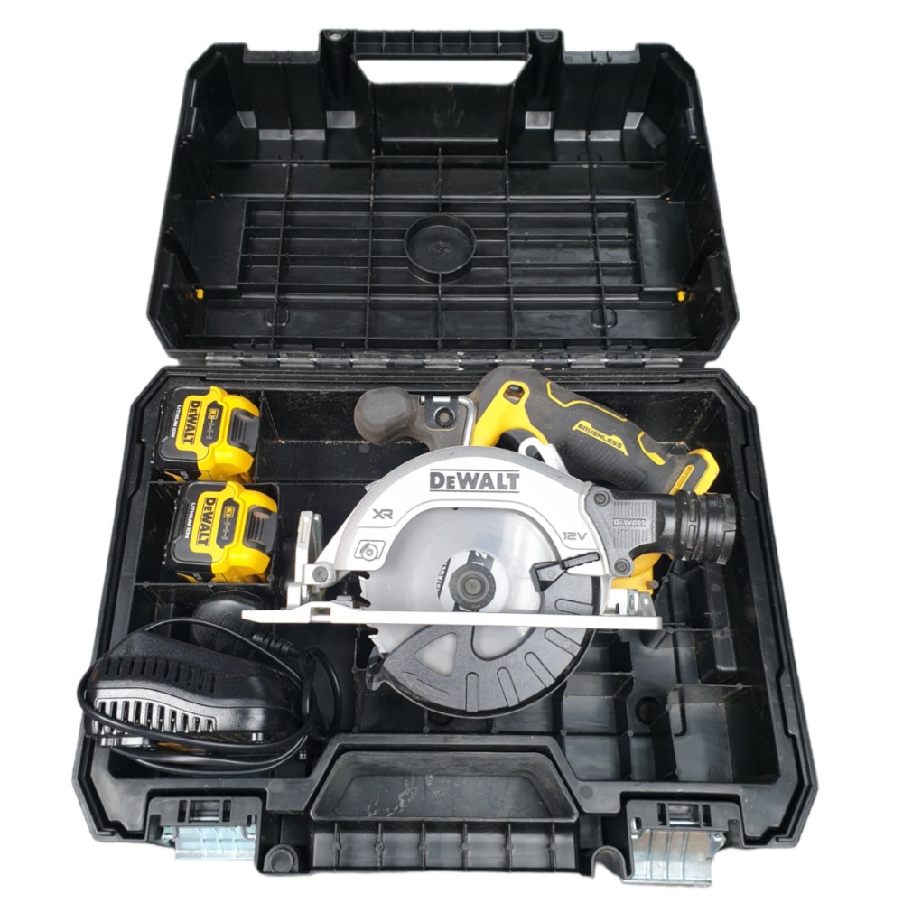 DeWalt DCS512P2 XR 12V 140mm Circular Saw Kit 2 X 5 AH LION + Tstak
